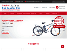 Tablet Screenshot of electricbikescootercar.co.uk